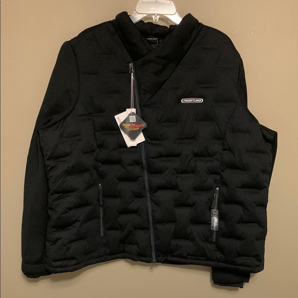 Craft Jackets & Blazers - North End Women’s Pioneer Hybrid Black Sub-Down Bomber Jacket 3XL Freightliner